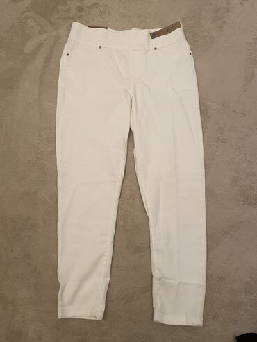 stradivarius srbija pantalone: M (EU 38), L (EU 40), High rise