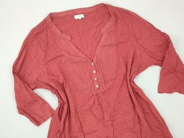 sukienki na wesele czerwona długa: Blouse, New Look, 3XL (EU 46), condition - Very good