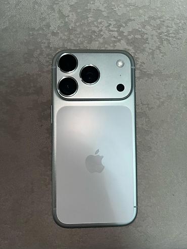 IPhone 17 Pro, Б/у, 256 ГБ, Серебристый, Чехол, 100 %