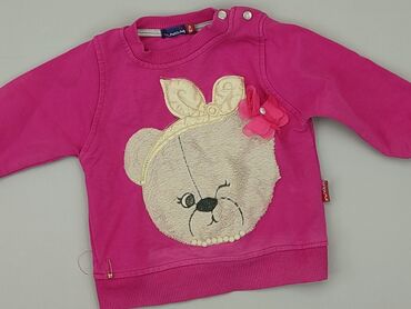 letnia sukienka pudrowy róż: Sweatshirt, 6-9 months, condition - Good