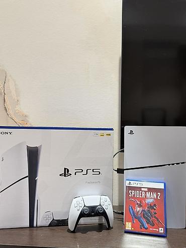 диски на пс 2: PlayStation 5 (модель Slim) с SSD 1 ТБ + игра Marvel’s Spider-Man 2 в — 1
