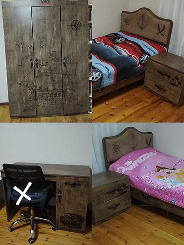 🌙beniz 7976 Genc yataq desti 2 carpayi bazali tumbalar 1 dolab ve 1 lalafo.az -da 🌙beniz 7976 Genc yataq desti 2 carpayi bazali tumbalar 1 dolab ve 1