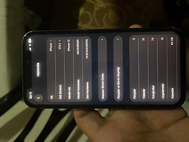 2 el ipad: IPhone 12, 64 GB, Midnight, Zəmanət, Kredit, Qırıq — 5