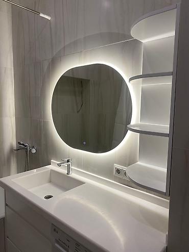 Душевые перегородки и ограждения: Принимаем на заказ: зеркальные панно любой сложности и дизайна зеркала — 12