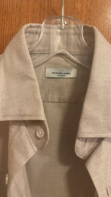 Košulje: Košulja Na duge rukave, XL, bоја - Bež, Pamuk — 14