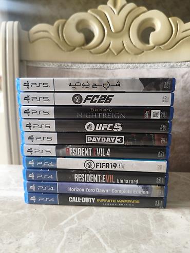 xbox disk: Ps 4 və 5 diskləri hər biri ideal vəziyyətdədir. Ghost Of Yotei -85 — 1