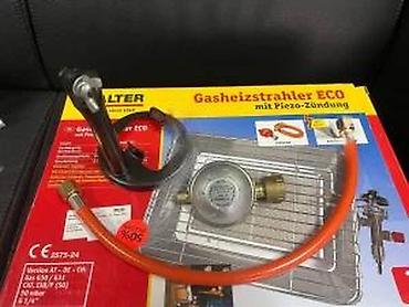 Keramičke grejalice: Walter Gasheizstrahler ECO – gasni grejač sa piezo paljenjem - Tip — 9