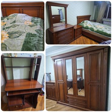 корейские матрасы в бишкеке: 2 односпальные кровати, Шкаф, Комод, Трюмо, Турция, Б/у