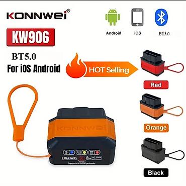 AZ - Diagnostic auto scanners: Novo - Konnwei KW906 Bluetooth OBD2 Auto dijagnostika ✅ Bluetooth 5.2 — 10