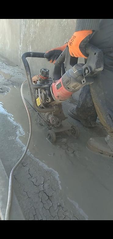tam insaat: Beton və kubik kəsimi xidməti - Sənaye tipli, təkərli disk kəsici ilə — 2
