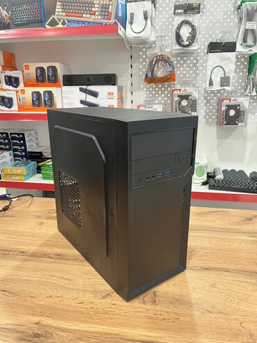 Корпусы ПК: Корпус ПК, Б/у, Micro-ATX, цвет - Черный