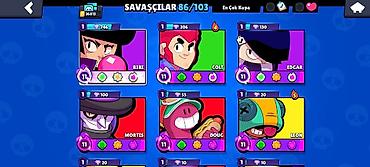 brawl stars hesab satışı telegram: Brawl Stars oyunu üçün inkişaf etmiş hesab - Kupa: 26 813 - — 2