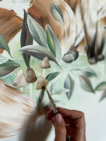 divar boyasi: Divar rəsimlərinin çəkilməsi🎨 Qiymət rəsmə və onun ölçüsünə uyğun — 5