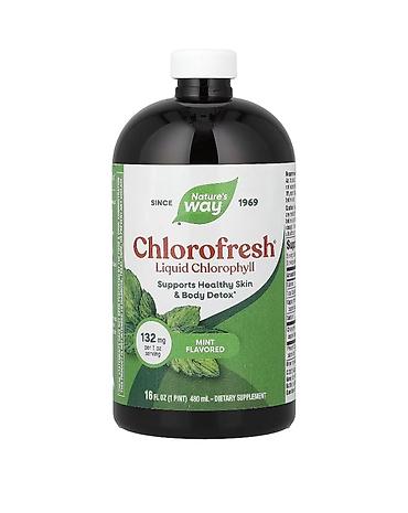liquid brun: Nature’s Way Chlorofresh Liquid Chlorophyll – nanə ləzzətli maye — 1