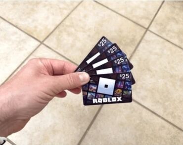 Roblox giftcard 7.30 a satılır ancaq kartnan, melumat üçün whatsappdan