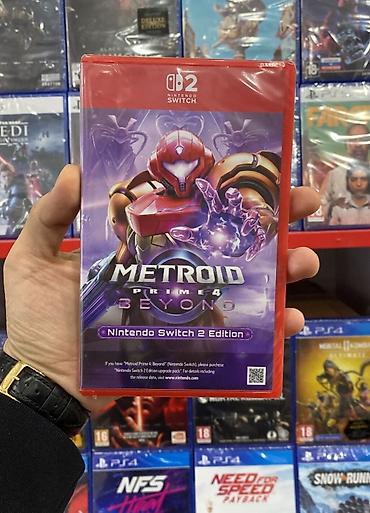 ps3 oyun disk: Nintendo switch 2 metroid. Tam bağlı upokovkada orginal. Çatdırılma — 1