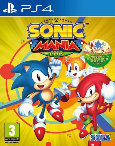 PS4 (Sony PlayStation 4): Оригинальный диск!!! Sonic Mania Plus для PlayStation 4 Добро