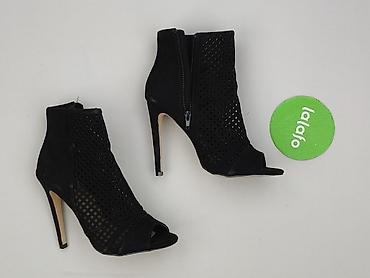 oficerki: JustFab, Botki damskie, rozmiar 38.5 — 2