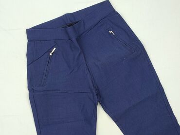 niebieskie sukienki plus size: Spodnie 3/4 damskie, rozmiar 3XL