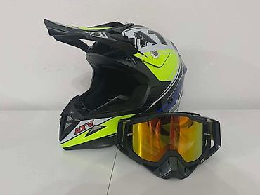 pod 2: Kaciga za motokros/ATV sa naočarima – YEMA Racing - Tip: integralna — 3