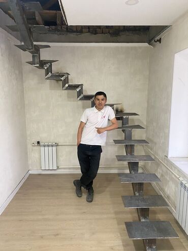 Обшивка лестниц: Лестница каркас металокаркас Лестница монтаж демонтаж Изготовление — 44