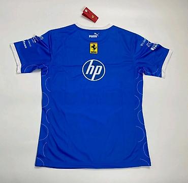 Futbolkalar: Ferrari mavi komanda köynəyi Her razmer var S M L Xl whatsappda elaqe — 5
