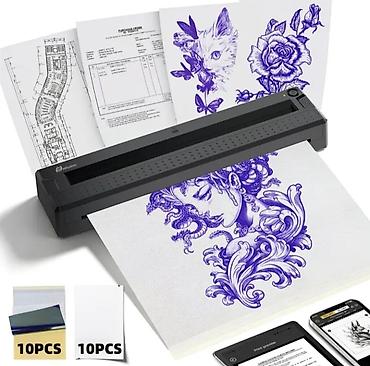 printee: Döymə üçün termal printer – mobil və peşəkar şablon çıxışı - İstifadə — 1