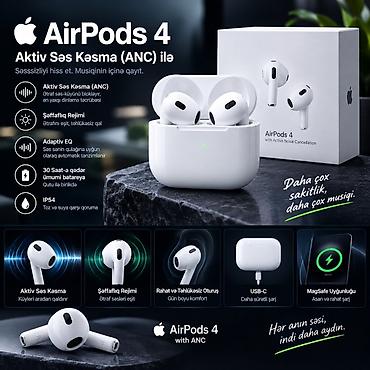 Qulaqcıqlar: Yeni Simsiz (Bluetooth) Qulaqcıqlar, Apple, rəng - Ağ — 2