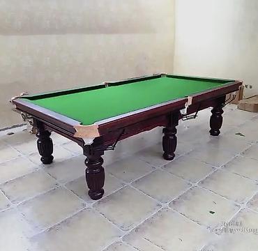 Bilyard masaları: 3350₼ bilyard mərmərdən hərşeyi var çox yaxşı vəziyyətdə Megafanın — 1