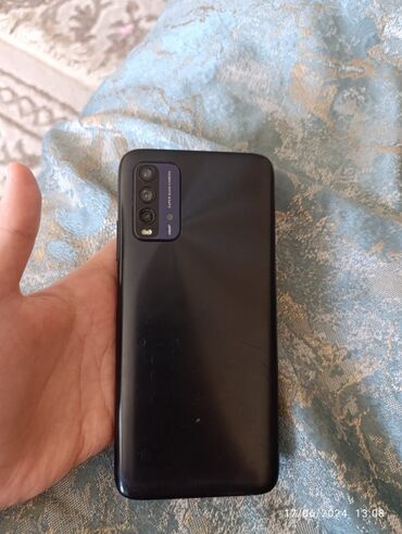işlənmiş akumlyator: Xiaomi Redmi 9T, 128 ГБ, цвет - Черный, 
 Отпечаток пальца, Две SIM карты, Face ID