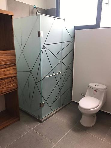 Duş kabinaları, arakəsmələr: Üstü açıq kabina — 6