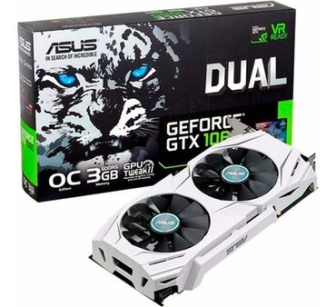 Masaüstü kompüterlər və iş stansiyaları: Videokart MSI GeForce GTX 1060, < 4 GB, İşlənmiş