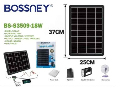 amity pec cena: Solarni panel BOSSNEY - BS3509 18W Solarni panel BOSSNEY BS3509-18W