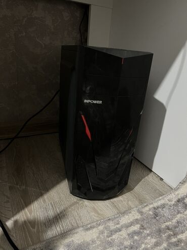 купить gtx 660 ti: Компьютерный корпус InPower черного цвета. Имеет декоративные красные