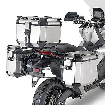 za svadbu: Aluminijumski set kofera za motor – gornji i bočni (3-komplet) - — 1