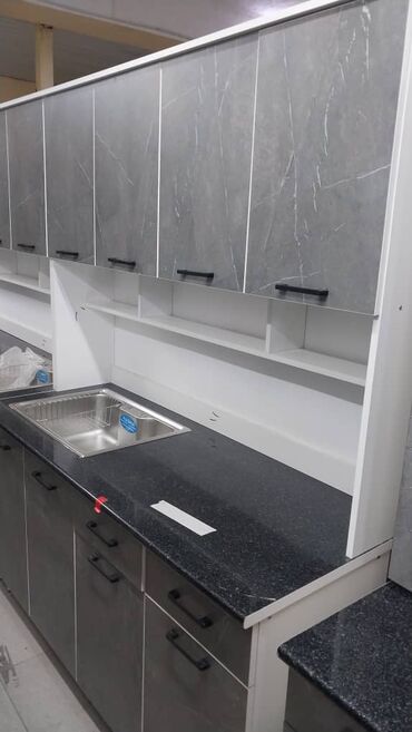 Кухонные гарнитуры: Кухонный гарнитур, Новый, цвет - Белый, ДСП, Платная доставка — 5