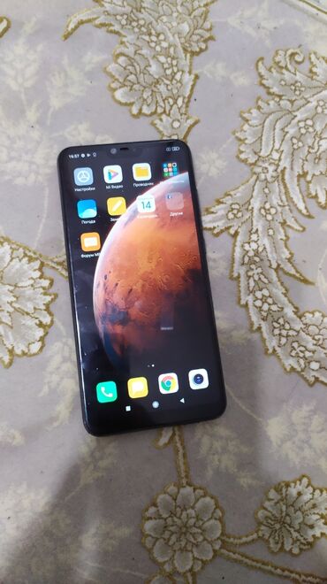 талас телефоны: Xiaomi, Mi 8 Lite, Колдонулган, 64 ГБ, түсү - Кара, 2 SIM