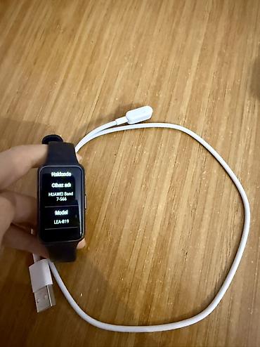toxunma qolbaq: İşlənmiş, Smart qolbaq, Huawei, Bluetooth, rəng - Qara — 1