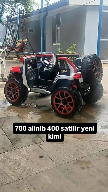 Uşaq üçün elektrikli ofroud maşın – 4x4 - Güclü 4 təkərdən çəkiş