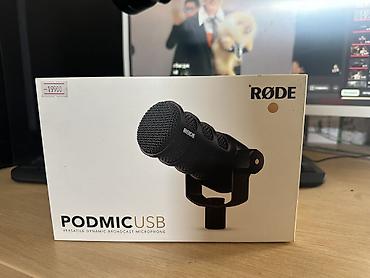 бу чехол: Срочно Продаю 🚨🚨🚨Динамический микрофон RØDE PodMic + настольный — 1