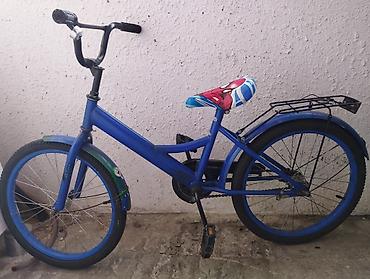teker velosiped: Uşaq velosipedi – mavi rəng əla vəziyyətdədir ancaq pedalın — 1