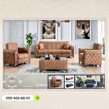 Polo köynəklər: Yeni, Divan, 2 kreslo, Bazalı, Açılan