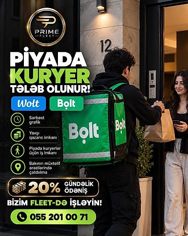 gəmidə asbaz isi 2024: Piyada kuryer tələb olunur, İstənilən yaş, Təcrübəsiz, Gündəlik ödəniş — 1