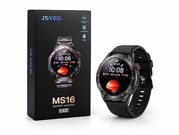 m16 plus: Kateqoriya: Smart saatlar Brend: Jsyes Model: MS16 Watch Black — 1