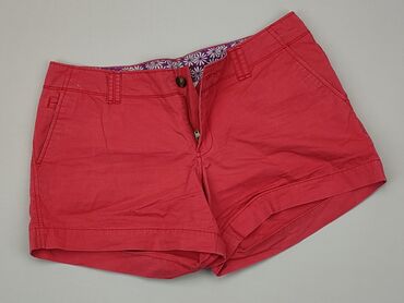czerwona bluzki z krótkim rękawem: Krótkie Spodenki Damskie, Papaya, S, stan - Dobry