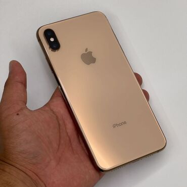 айфон xr osh: IPhone Xs Max, Колдонулган, 64 ГБ, Алтын, 87 %