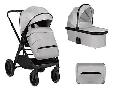 moon boot snizenje: KIKKA BOO Kolica TIFFANY light grey set 2u1 sa tvrdom korpom Opis: - — 2