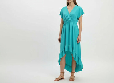 sukienki na wesele plus size maxi: Sukienka damska, rozmiar S