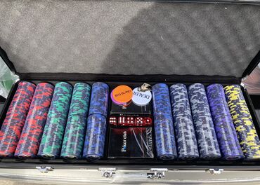 игральный карта: Сдаю в аренду Покерный набор 500 фишек с номиналом