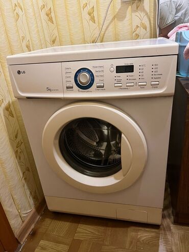 кир жуучу машина сатып алам: Кир жуучу машина LG, Колдонулган, Автомат, 5 кг чейин, Компакттуу